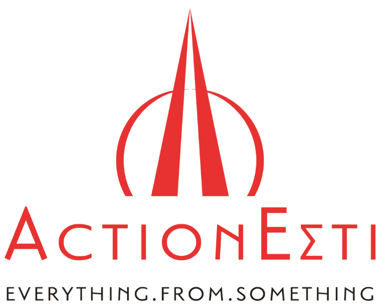 Action Εστί logo white backround