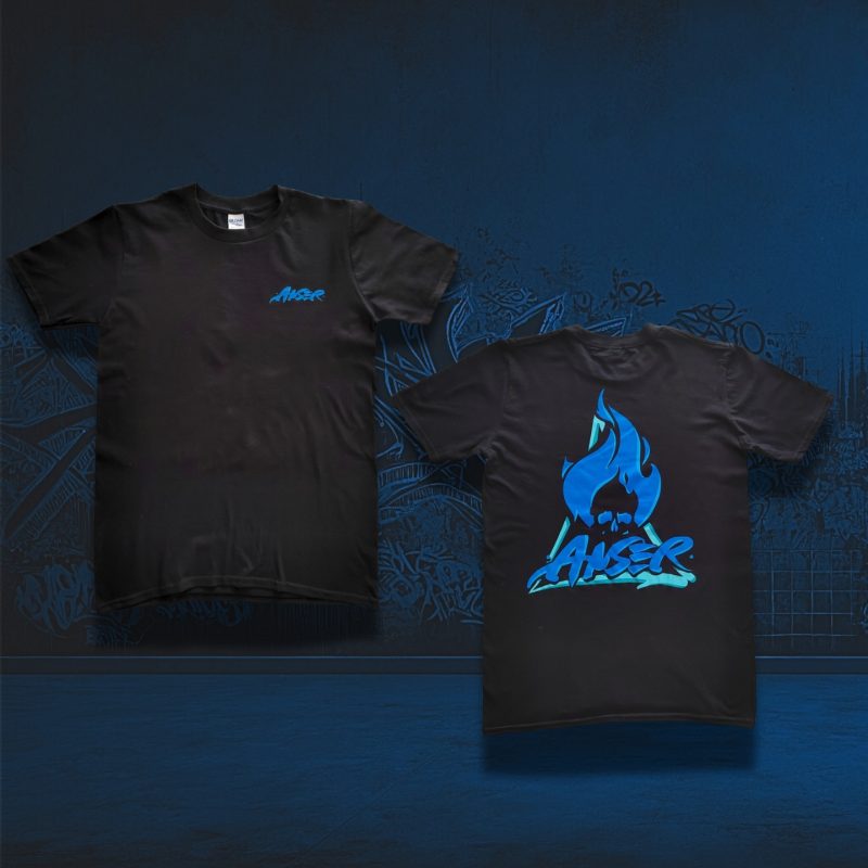 Anser - Blue Flame T Shirt